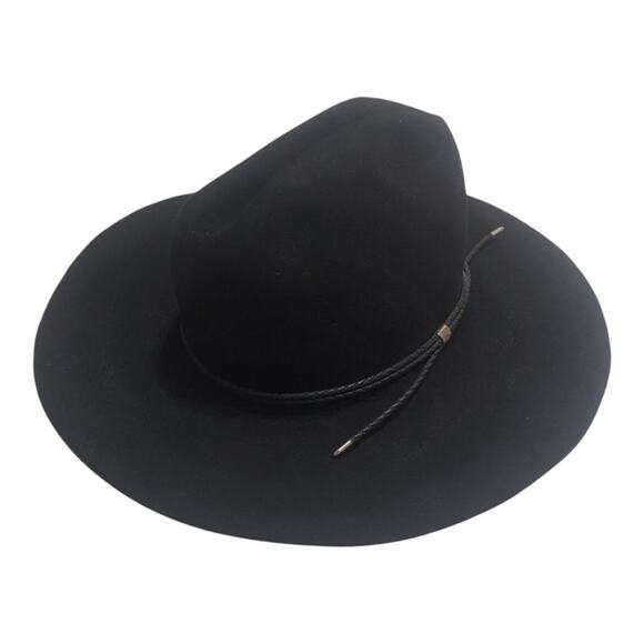 Resistol Self Conforming 4XXXX Beaver H4504 Quicksilver Black‎ Western Hat 7 1/4 - Picture 1 of 7
